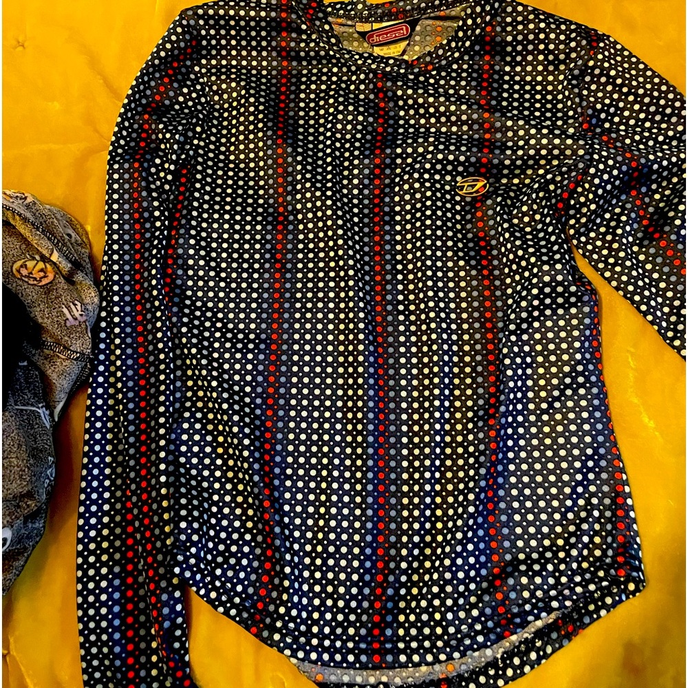 Women’s vintage diesel brand shirt polyester new with tag